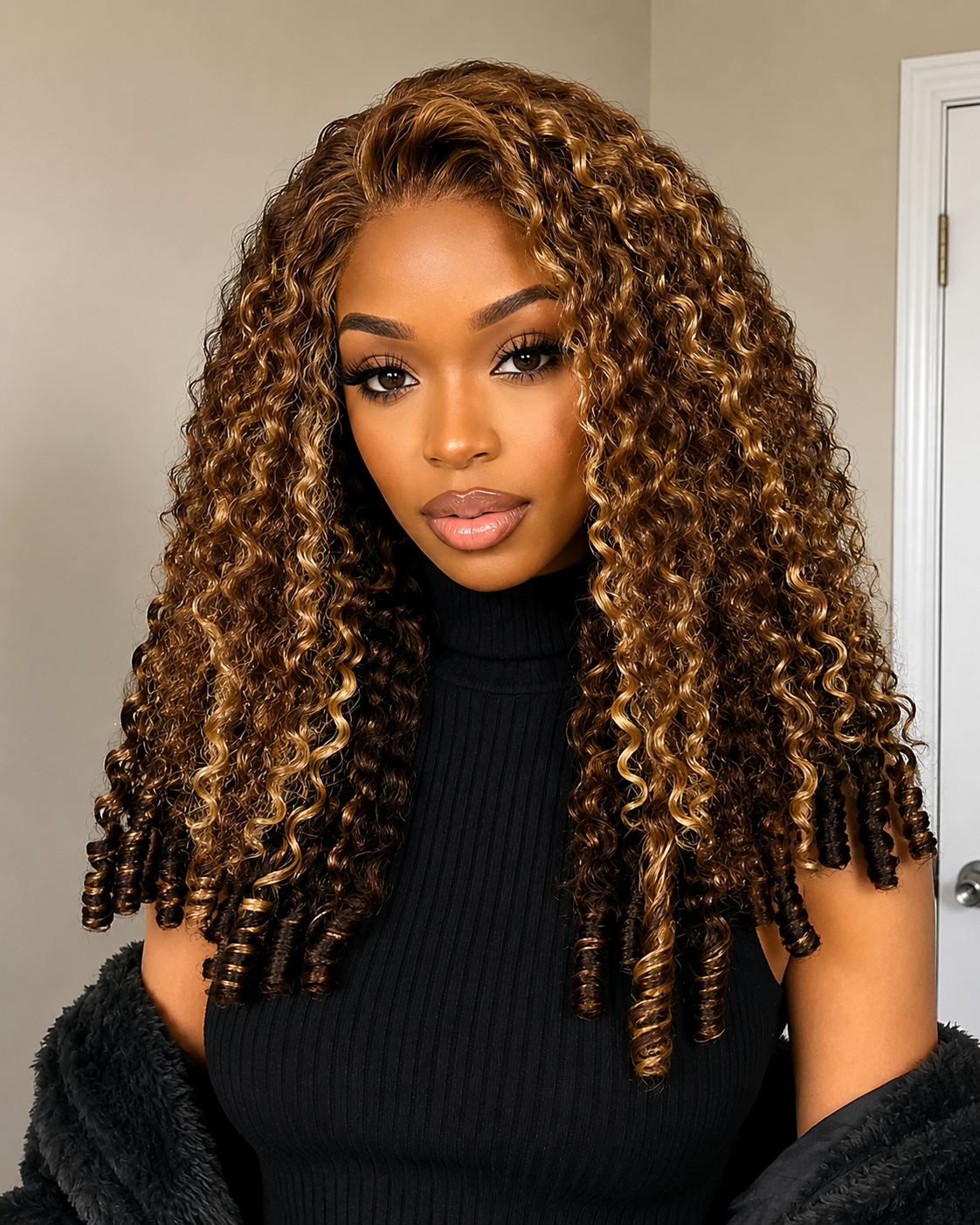 Highlight Burmese Curl Wig